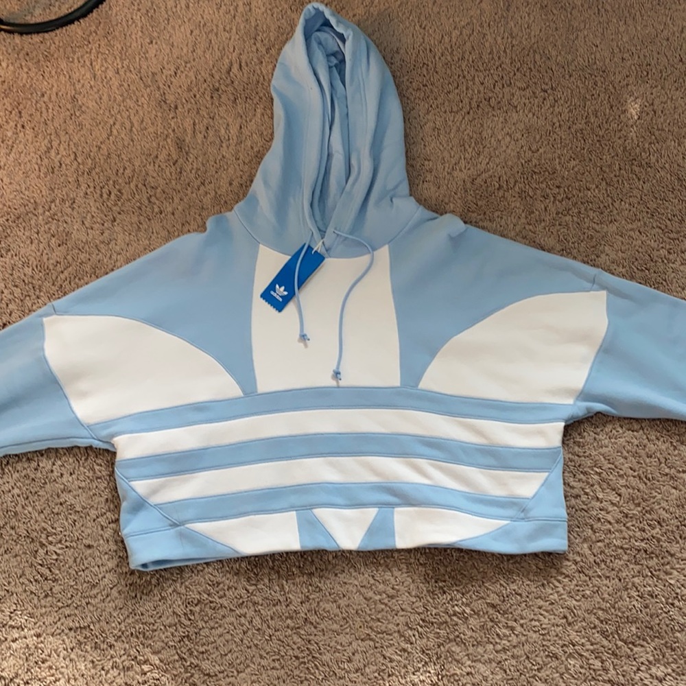 brand new Adidas cropped hoodie